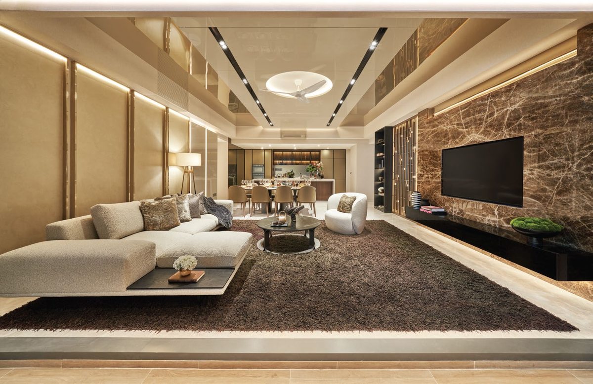 Living and dining area